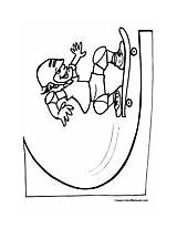 Skateboard Ramp Coloring Pages sketch template
