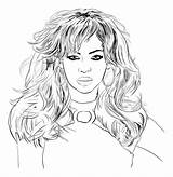 Rihanna Coloring Pages At GetColoringscom  Free Printable Colorings sketch template