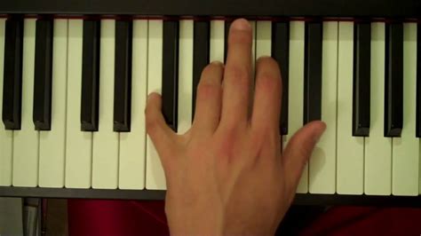 How To Play an F7 Chord on Piano (Left Hand) - YouTube