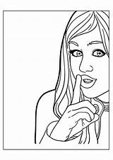 Famous Celebrities Coloring Pages sketch template