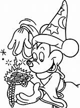 Mickey Magician Coloring Page  Free Printable Pages sketch template
