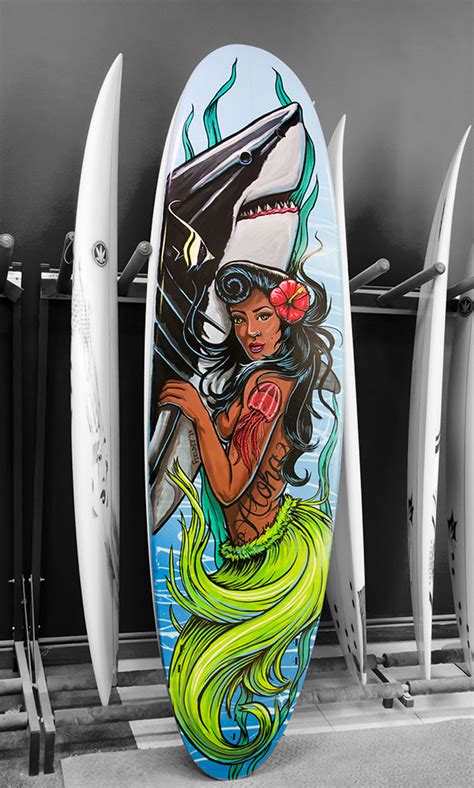 Surfboard art gallery