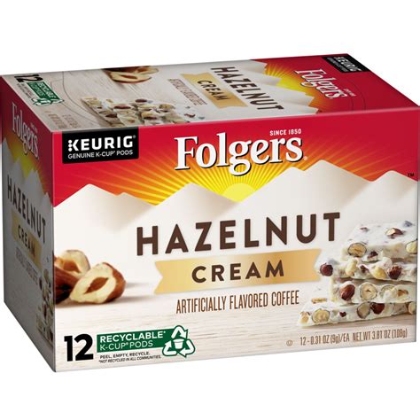 Hazelnut Cream Coffee K-Cup® Pods | Folgers®