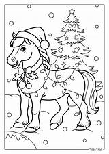 Christmas Horse Coloring Pages Free Printable PDFs  WakeTheKids sketch template