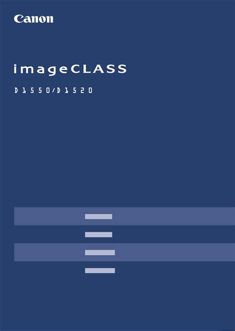 User manual Canon imageCLASS D1550 (English - 64 pages)