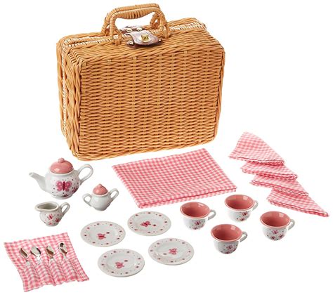 Schylling 23-pc Beautifully Decorated Butterfly Tea Set Basket for Ages 8+ Kids | eBay