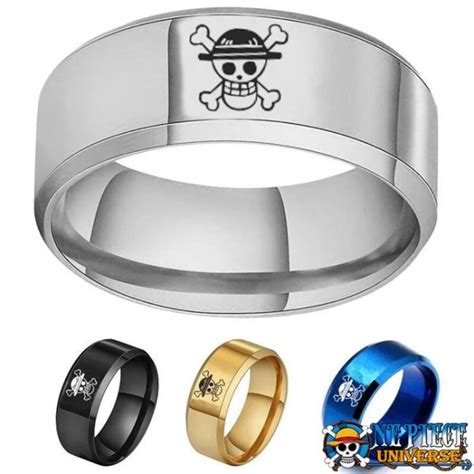 One Piece Luffy Ring Stainless Steel 8mm | One Piece Universe