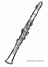 Coloring page clarinet  Music Download For Free sketch template