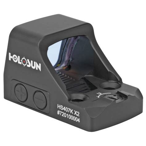 Holosun HS 407K-X2 1x 6 MOA Red Dot Black Hardcoat Anodized | Larry's Pistol & Pawn