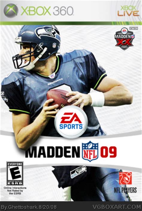 Madden NFL 09 Xbox 360 Box Art Cover by Ghettoshark