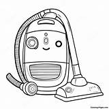 Vacuum Cleaner Coloring Page  Pagescom sketch template