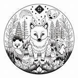 Wilderness Coloring Fun  Page sketch template