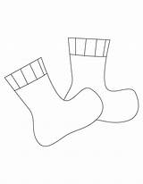 Socks Coloring Pages sketch template
