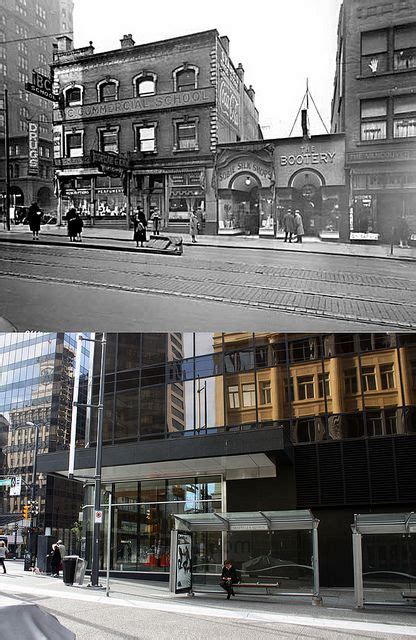 Granville at Georgia - 1928/2010 | Vancouver, Vancouver bc, Favorite city