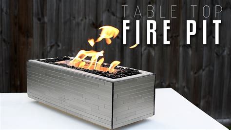 Making a table top FIRE PIT - YouTube