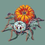 Pumpkin Spider @ PixelJoint.com