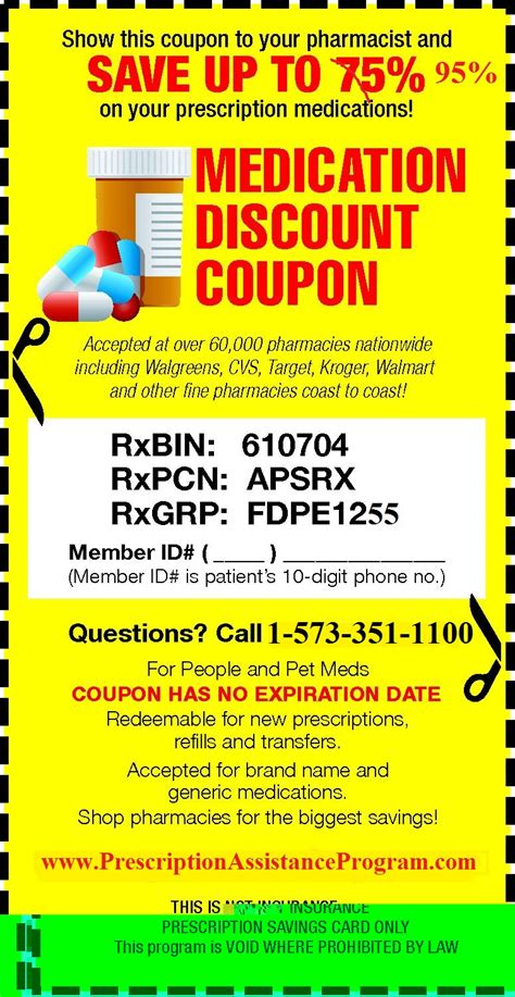 PrescriptionAssistanceProgram.com: Printable Medication Discount Coupon Code for Citalopram ...