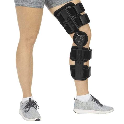 Hinged Knee Brace - Post Op (ROM) Support - Vive Health