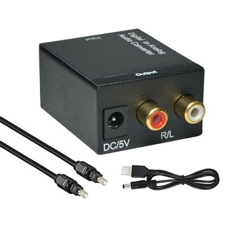 Cooligg Optical Coaxial Toslink Digital to Analog Audio Converter ...