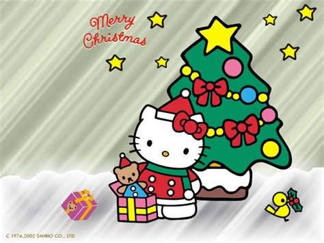 Cute Hello Kitty Christmas Wallpapers