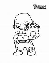 Infinity Gauntlet Coloring Pages  Nation sketch template