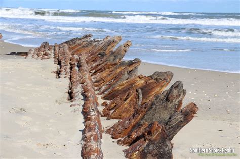 shipwreck surfaces on corolla beach | Hidden Outer Banks