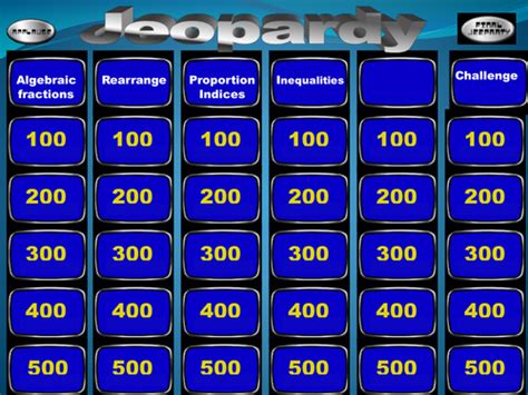 Jeopardy Maths Games - Topic Specific and Revision | Teaching Resources