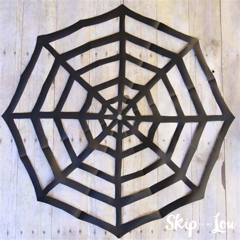 How to make a paper spider web | Skip To My Lou