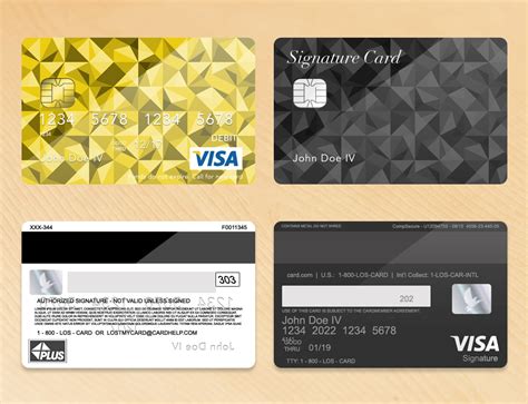 Free Bank Card (Credit Card) PSD Template + Donation & Premium Versions ...