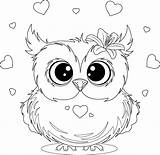 Owl Coloring Pages sketch template