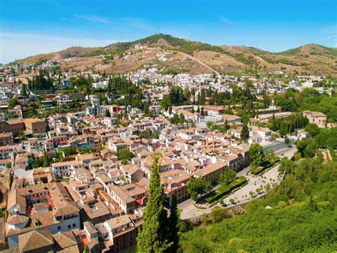 Roofs of Albaicin, Granada from Alhambra Stock Photo - Image of garden, landscape: 26199108