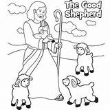 Jesus The Good Shepherd Coloring Pages At GetColoringscom  Free sketch template