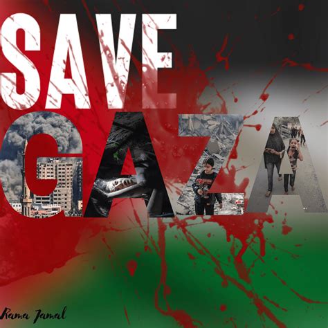 save gaza on Behance