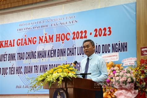 Trường Đại học Tây Nguyên khai giảng năm học 2022 - 2023