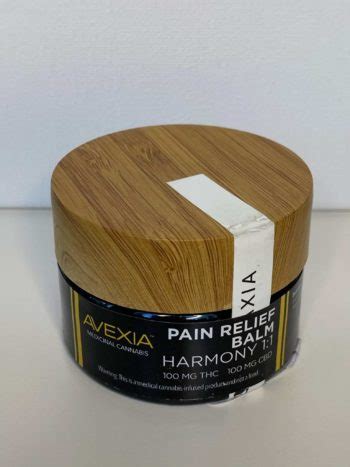 Avexia Pain Relief Balm | Harmony 1:1 CBD/THC Topical [2023 Review]