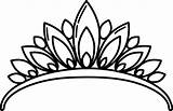 Tiara Coloring Page sketch template