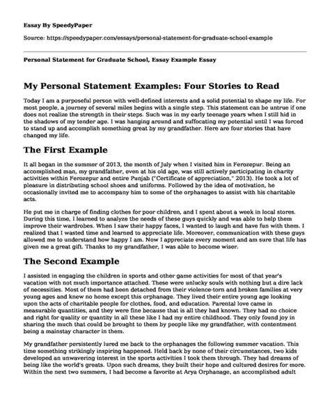 Personal Statement Examples For Graduate School Templ - vrogue.co