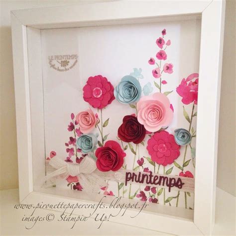 stampin' up! | a springtime frame | un cadre de printemps | Flower ...