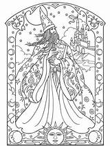 Wizard coloring pages For Adults sketch template