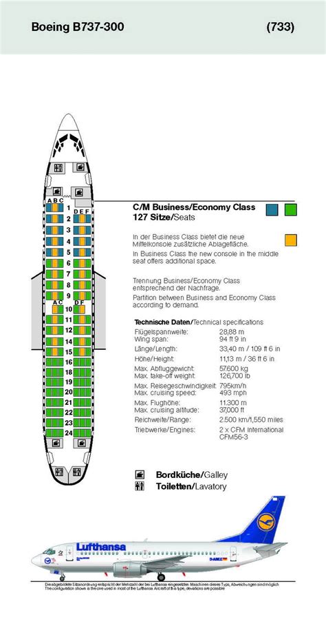 LUFTHANSA GERMAN Airlines Aircraft Seatmaps - Airline Seating Maps and ...