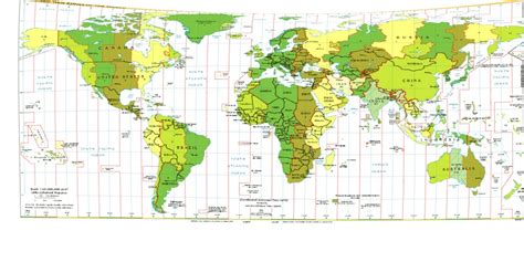 Latitude And Longitude Map World Map Latitude Free Printable World Map | Sexiz Pix