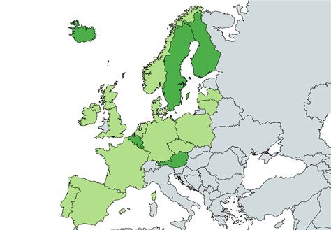 Green Parties Representation in Europe (detail in comment below) : r/GreenParty