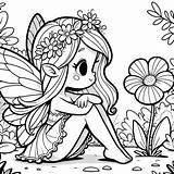 5 Fairy Coloring Pages Enchanted Page Fantasy  sketch template