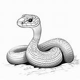 Premium AI Image  Texas Garter Snake Adorable Art Cute coloring sketch template