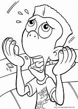 Jimmy Neutron color Page  Coloring Pages For Kids Cartoon Characters sketch template