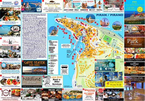 Piran tourist map - Ontheworldmap.com