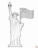 Printable Statue Of Liberty Coloring Pages Free sketch template