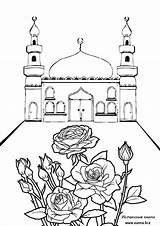 Islamic Coloring Book Pages Sketch Page sketch template