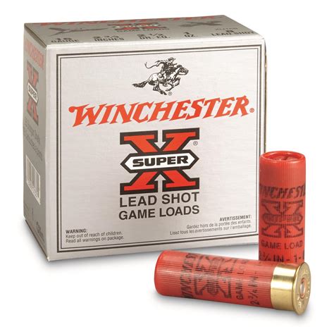 Winchester, 16 Gauge, 2 3/4", 1 oz., Super-X Game Loads, 25 Rounds - 167193, 16 Gauge Shells at ...