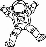 Astronaut Coloring Pages sketch template